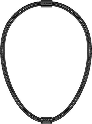 Hugo Boss Collana Originale In Pelle 1580422