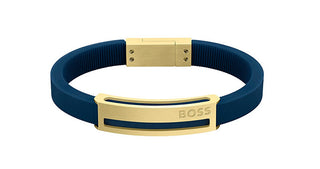 Hugo boss Men's steel Bracciale Sakis 1580362 - Length: 19 cm