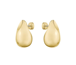 Hugo boss Gold-plated Tear Drop Selena Statement Orecchini 1580824