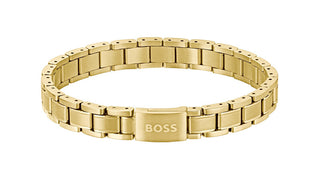 Hugo boss Gold-plated Bracciale da uomo Metal Links Essentials 1580711