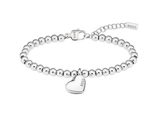 Hugo Boss Bracciale Romantico Da Donna In Acciaio Beads 1580642