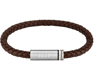 Hugo boss Stylish leather Bracciale Ares Single 1580623