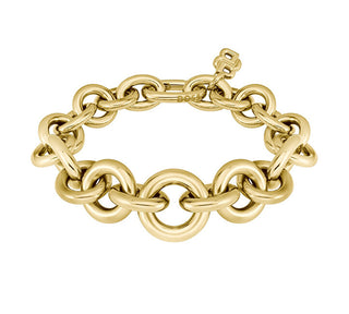 Hugo Boss Solid Gold Plated Live Statement Bracelet 1580736M 