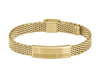 Hugo boss Stylish gold-plated Bracciale Mesh 1580610