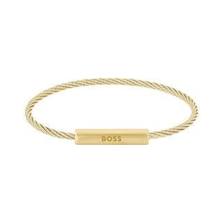 Hugo Boss Bracciale Trendy Placcato Oro Alek 1580388