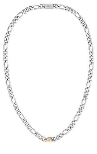 Hugo Boss Collana Da Uomo In Acciaio Bicolore Rian 1580586