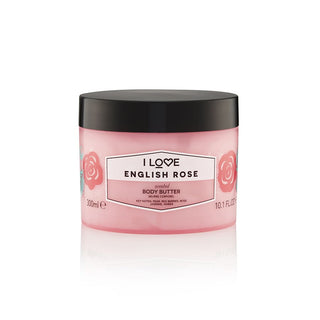 I Love Signature Collection Vegano Idratante Rosa Inglese Burro Corpo 330 ml