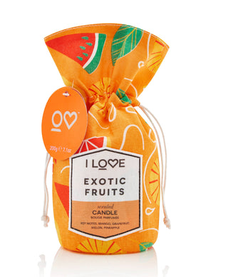 I Love Exotiska frukter Mango Grapefrukt Mango Ananas Doftljus 160 g