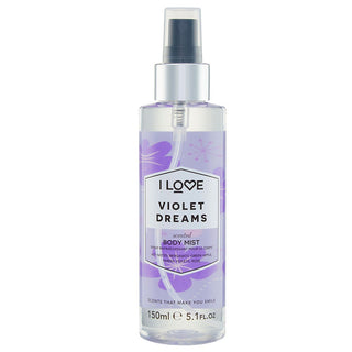 I Love, Signature Collection, Vegan, Spray Spray Spray, Violet Dreams, All Over Body, 165ml