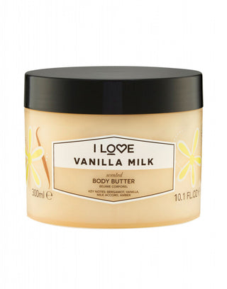 I Love Signature Collection Moisturizing Vegan Body Butter with Vanilla Milk 330ml