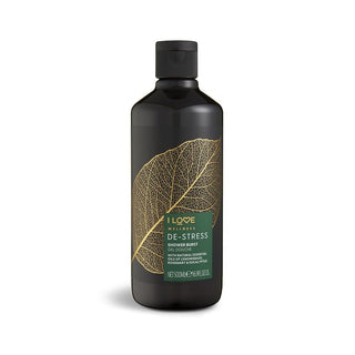 I Love, Gel de ducha limpiador Wellness De-Stress, vegano, con romero, eucalipto y limoncillo, para todo tipo de piel, 500 ml