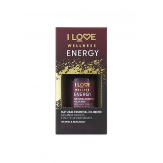 I Love Välbefinnande Energy Eterisk olja av apelsin och bergamott 10 ml