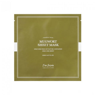 I`m From I'm From, Artemisia, Maschera in tessuto rivitalizzante, idratante, per il viso, 20 ml