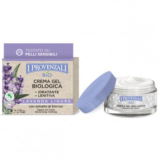 I Provenzali I Provenzali Crema Gel Viso Biologica Idratante Lenitiva Lavanda Ligure 50 Ml