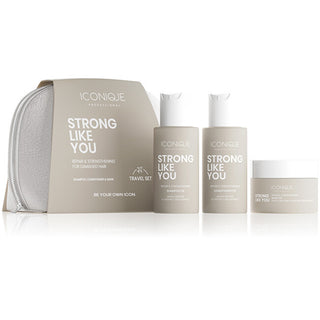 Iconique Professional Set Regalo Per La Cura Dei Capelli Danneggiati Strong Like You