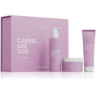 Iconique professional Set regalo Caring Like You per Capelli Secchi e Danneggiati