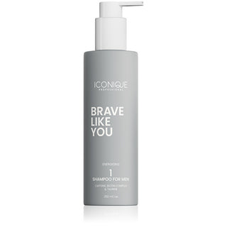 ICONIQUE Professional BRAVE LIKE YOU Energizing shampoo da uomo 250 ml - Volume: 250 ml