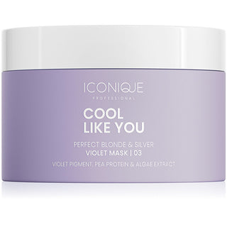 Iconique Professional Maschera Per Biondo Freddo E Luminoso Cool Like You (Maschera Viola) - Volume: 200 Ml