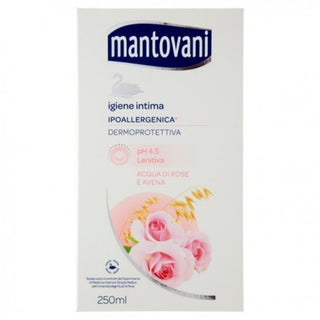 Mantovani Igiene Intima Ph 4.5 Lenitiva Acqua Di Rose E Avena 250 Ml