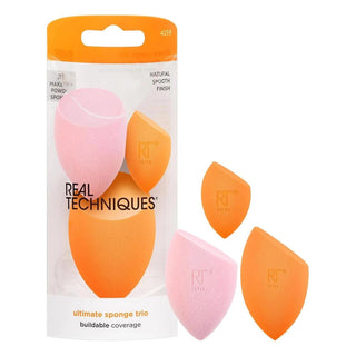 Real Techniques Ultimate Sponge Trio 3 pezzi — Set di spugne makeup