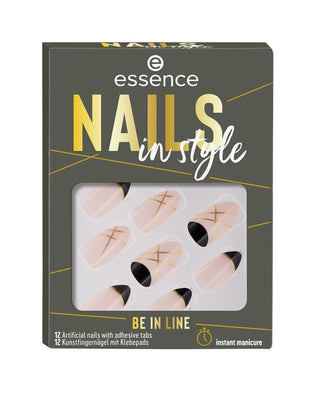 Essence Cosmetics Nails In Style Be In Line 12 pezzi — Unghie Artificiali
