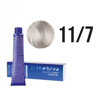 Inebrya Bionic SUPER LIGHTENERS 11/7 Biondo Superleggero Platino Iris 100 ml — Crema decolorante capelli