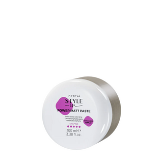 Inebrya Style-In, Pasta Styling Per Capelli, Opaca, Fissaggio Extra Forte, Per Capelli, 100 ml