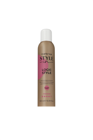 Inebrya Style-In Logic Style, Lacca Per Capelli, Styling, Fissaggio Extra Forte, 320 ml