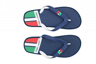 Nazionale Italiana Chinelos Azuis Com Bandeira 41 
