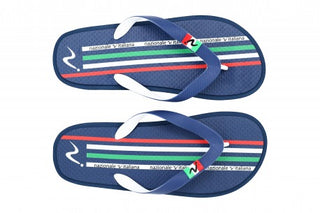 Nazionale Italiana Chinelos Azul Riscas 43 