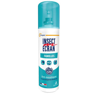 Insect Ecran Families - Repellente per la pelle - Da 24 mesi - 100 ml scadenza 03/27 promozione