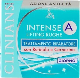 Clinians Intense A Lifting Rughe Giorno Trattamento Riparatore Con Retinolo E Carnosina 50 Ml