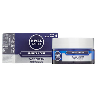 Nivea Crema Idratante Intensiva Per Pelle Secca Per Uomo (Cura Del Viso) 50 Ml