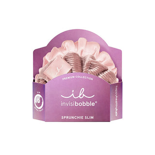 Invisibobble Hair band Sprunchie Slim Premium La Vie en Rose 2 pezzi
