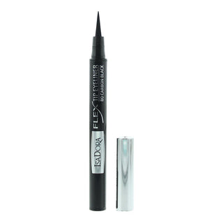 IsaDora Flex Tip penna eyeliner liquido Intense matita eyeliner in gel 80 nero carbone 12 ml