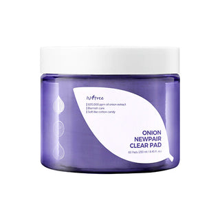 Isntree Dischetti Detergenti Per Il Viso Onion Newpair (Trasparenti) 60 Pezzi