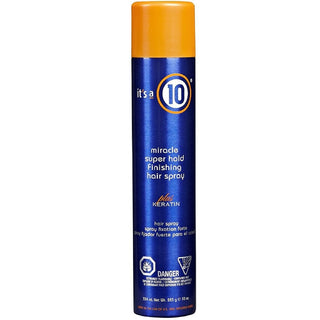 It's a 10 Miracle Super Hold Finishing Spray Plus Keratin Lacca per capelli Stile Tenuta extra forte 334 ml