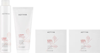 Kemon Actyva P Factor Kit Anticaduta Shampoo 250 ml Trattamento 150 ml e Fiale 24x6 ml