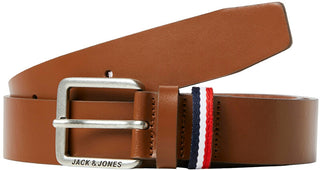 Jack&Jones Ceinture en cuir pour homme Jacespo - Longueur de ceinture : 95 Cm 