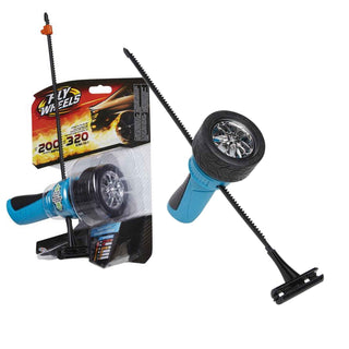 Jakks Pacific, 1 neumático + expulsor Street Wicked Rival, Jakks Pacific, Volantes de inercia, negro/azul, para niños