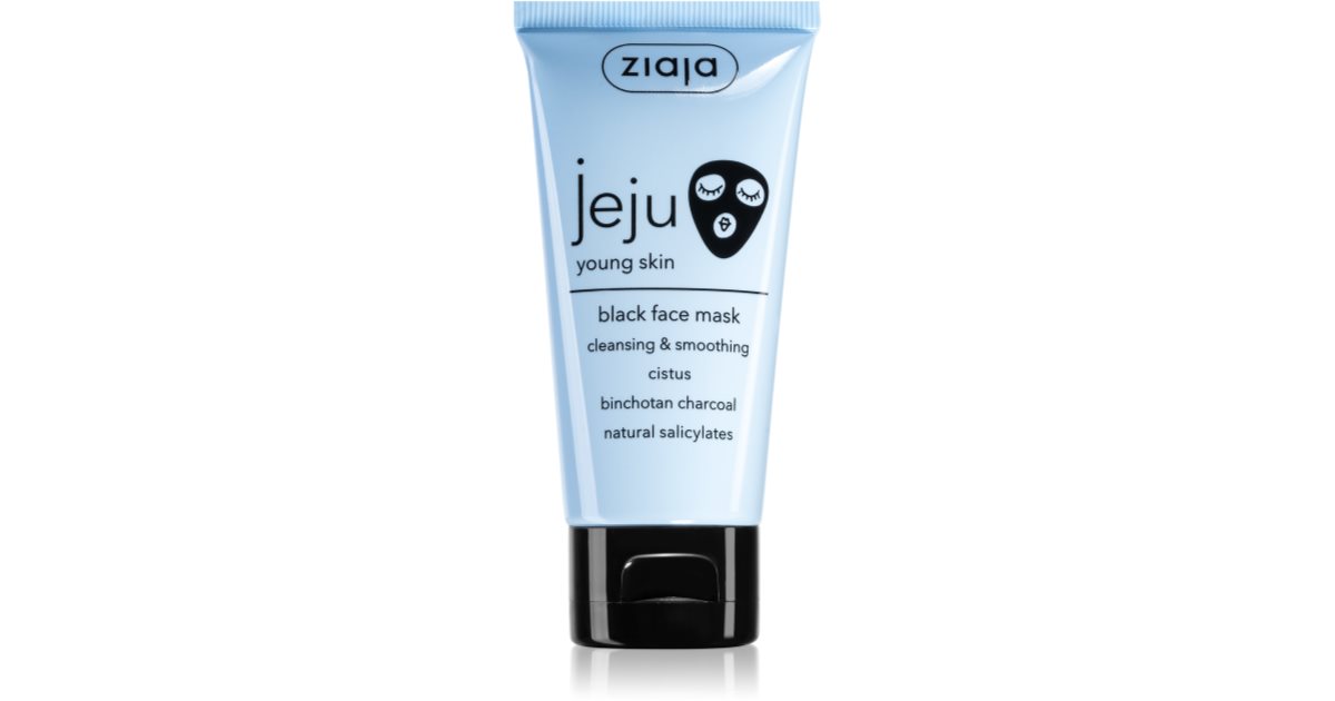 Ziaja Mascarilla negra purificante Jeju Young Skin para piel joven (50 ml)