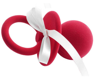 Jk Box Scatola Regalo Rossa Con Nastro Bianco Ciuccio Fu-217/A7