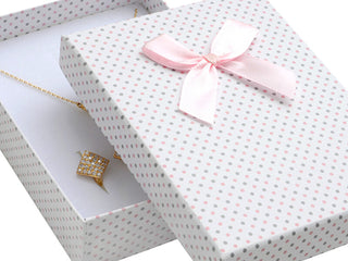 Jk box Polka dot box per jewelry set KK-8 / A1 / A6