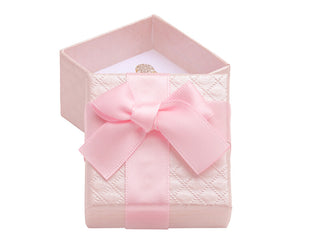 Jk box Pink confezione regalo per jewelry con ribbon AT-2 / A5
