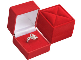 Jk Box Scatola Regalo In Velluto Per Anello Re-02 / A7