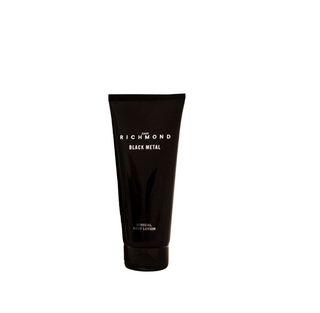 John Richmond, Loción corporal hidratante natural de metal negro, 200 ml