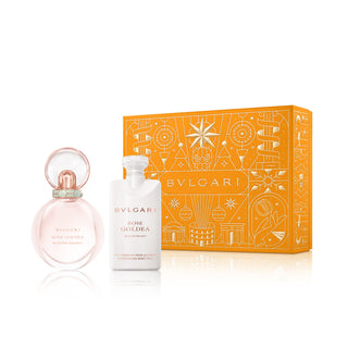 Julesæt 2024 BvlgariRose Goldea Blossom Delight 2019, Eau De Parfum, til kvinder, 50 ml + Rose Goldea Blossom Delight 2019, Fugtighedscreme, Bodylotion, 75 ml
