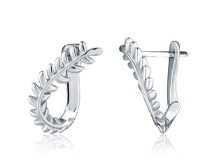 Jvd Orecchini Asimmetrici In Argento Foglie Svle2677X860000
