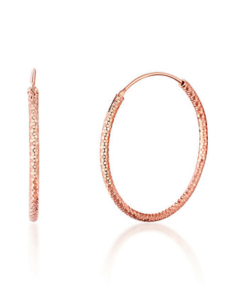 Jvd Orecchini A Cerchio In Bronzo Realizzati In Argento Svle0204Xd5Ro - Diametro: 5 Cm