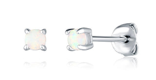 Jvd Piccoli Orecchini In Argento Con Opali Sintetici Svle2923X61O100